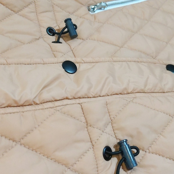 Sela| Tan Unisex Onesie Snowsuit buttoned and zippered with zippered pockets - Picture 5 of 13